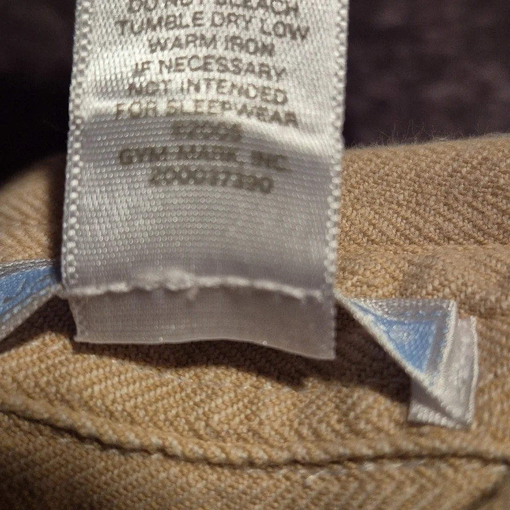 Janie and Jack boys 2T tan herringbone long sleeve button up shirt 2005 - Picture 5 of 5